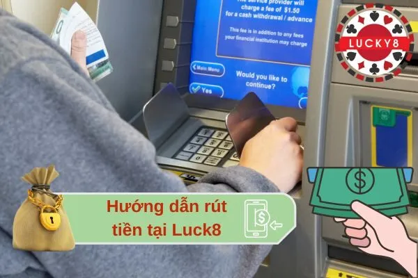 Hướng dẫn rút tiền tại Luck8